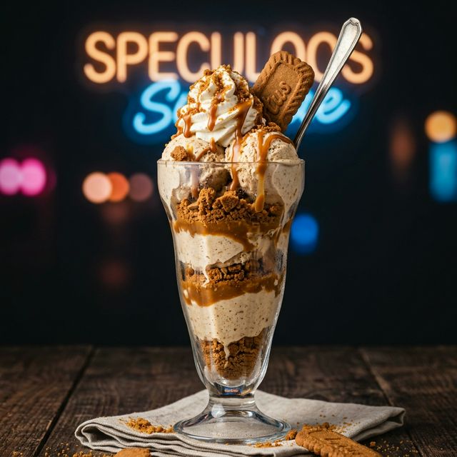 Biscoff Bomb sundae