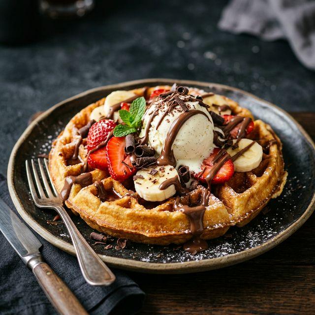 Berry Bestie Mix waffle