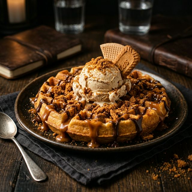 Rich Vibes Only waffle